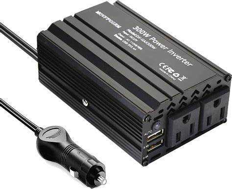 Amazon.com: 300W Power Inverter DC 12V to 110V AC Car Inverter with 2X ...