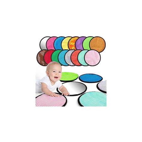 Inbe 16 Set Round Sensory Mini Mats Textured Sensory India | Ubuy