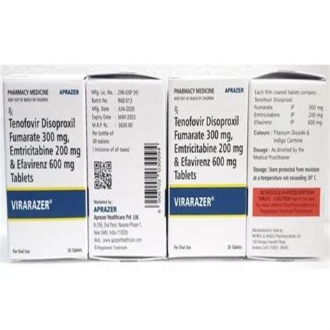 Hiv- Aids Medicines - Zecyte Abiraterone Acetate Tablets 250mg Trader ...