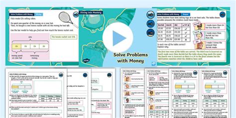 👉 Y4 Diving into Mastery: Step 6 Solve Problems with Money