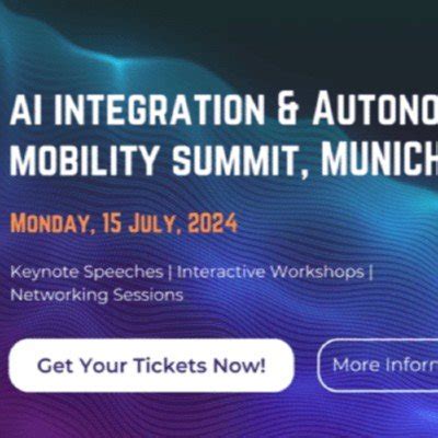 AI Integration and Autonomous Mobility | Munich, Messe München ...