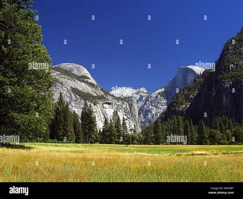 A photograph from Yosemite National Park, featuring a specific landmark ...