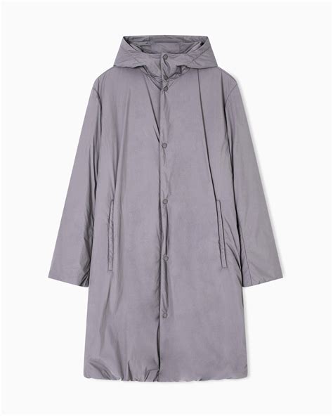 Wide trench coat with hood | Armani Exchange