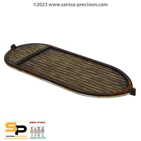Paddle Steamer wood skiff – Sarissa Precision Limited