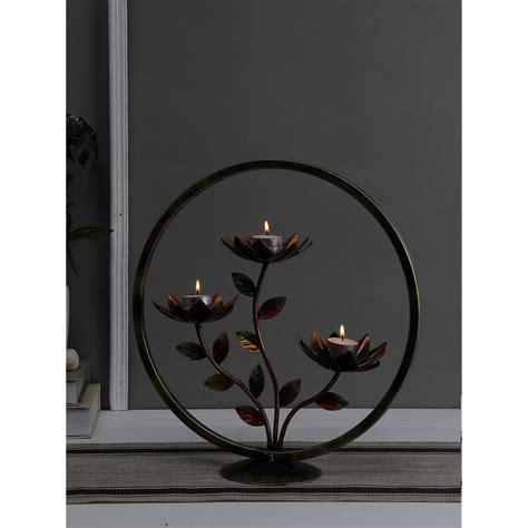 Buy AAPNO RAJASTHAN Luminated Flower Pattern Home Decor Tea Light ...