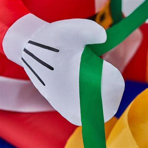 Buy 5 ft Mickey and Minnie Sledding Holiday Inflatable Online at Lowest ...