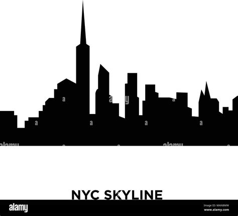 New York Skyline Silhouette