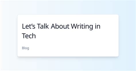 Image result for Tech Writing