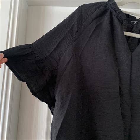 womens black blouse Good condition #womensblouse... - Depop