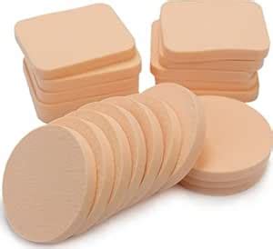 20Pcs Round Makeup Sponges Air Cushion Powder Puff, Latex-free Blending ...