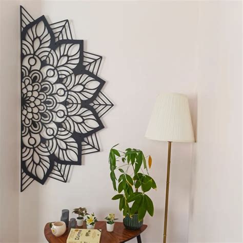 Mystic Mandala Wood Wall Decor