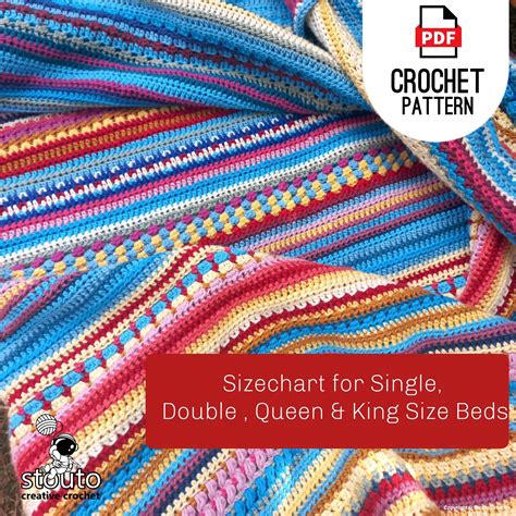 365 Temperature Blanket | Variety of easy crochet stitches