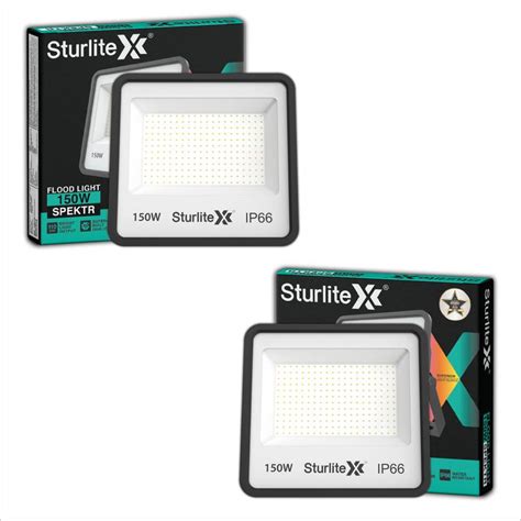 Sturlite Spektr 150 W LED Flood Light - (Pack of 2) (L-G-0005-150W-6K ...