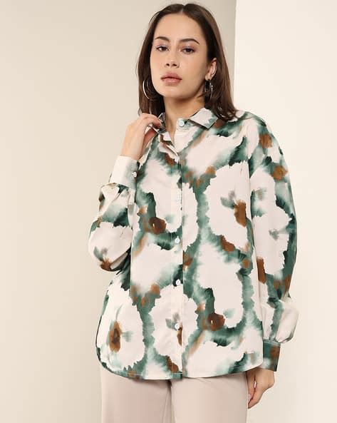 Buy Green Shirts for Women by Shein Online | sheinindia.in