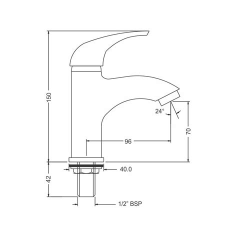 Best Single Lever Pillar Cock tap in India | ANG-1101 | Plumber Bathware