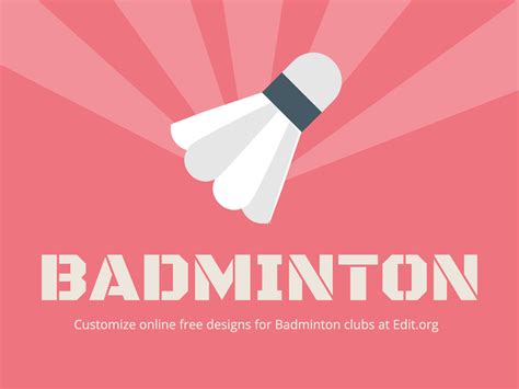 Badminton Training Program Poster 的图像结果