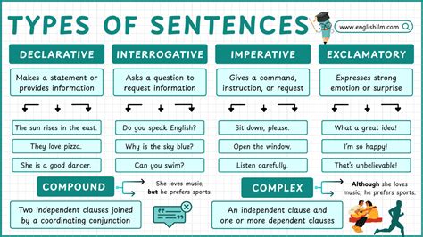 Image result for All Types of Sentences with Examples