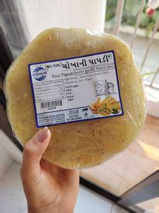 SAHAKAR Jeera chilli Rice Papad/Khichiya Papad Jeera Papad 400 g Price ...