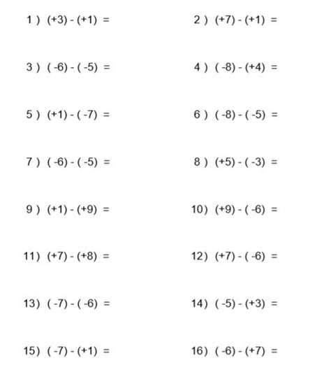 Image result for Four Operations with Integers