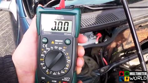 Image result for Check Charging System with Multimeter