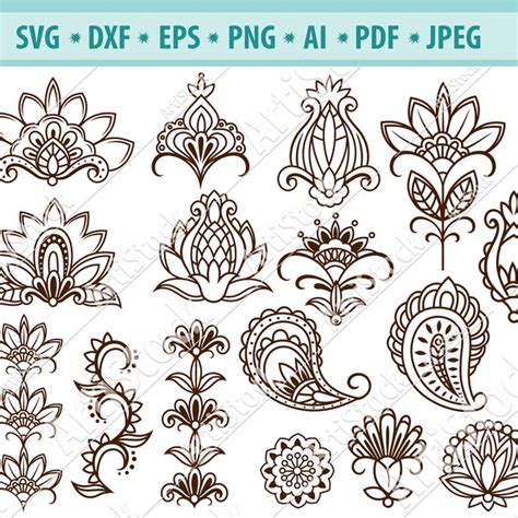 Buy Mehndi Stencil Online In India - Etsy India