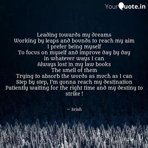 Leading towards my dreams... | Quotes & Writings by Srishti Singh ...