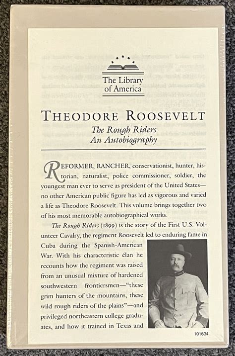 Theodore Roosevelt: The Rough Riders, an Autobiography by Roosevelt ...