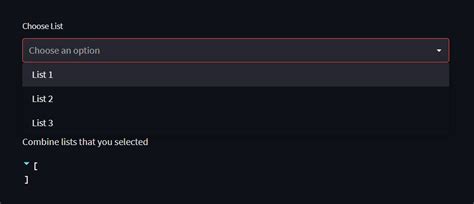 Image result for Streamlit Select Box