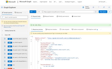 Input Object Microsoft Graph API Examples 的图像结果