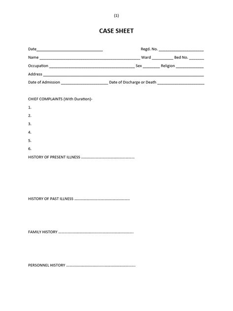 Image result for Case Designation Sheet Example