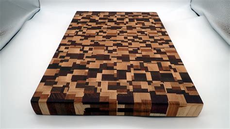 Chaotic End Grain Cutting Board - Artistic Turning by Savannah Slim Woodworks