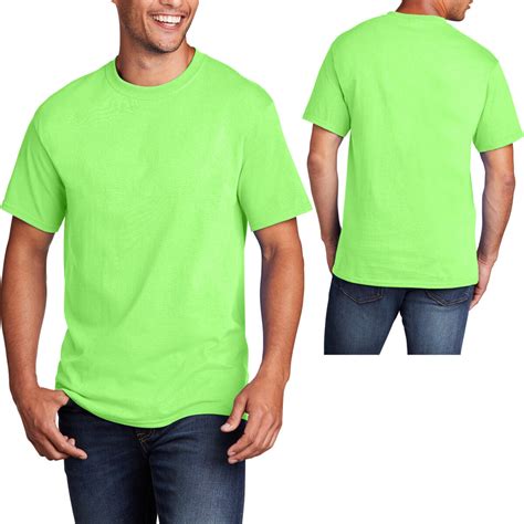 Neon Green Mens T Shirts Men Yellow Green Blank Neon Tshirt Buy Neon