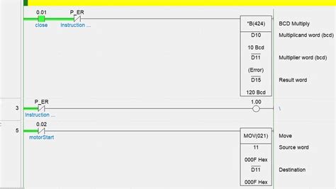 Omron PLC Condition Flags