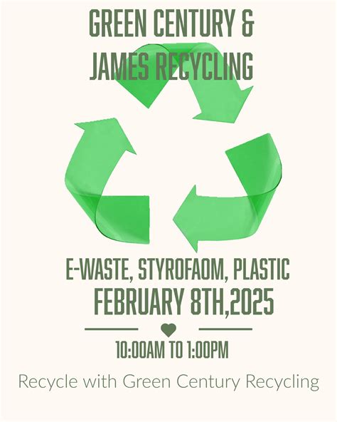 Green Century and James Recycling event - Green Century Recycling