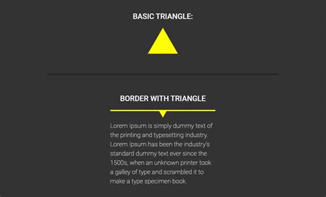 Image result for CSS Triangle Border