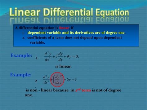Image result for Ordinary Differential Equation Simple Example
