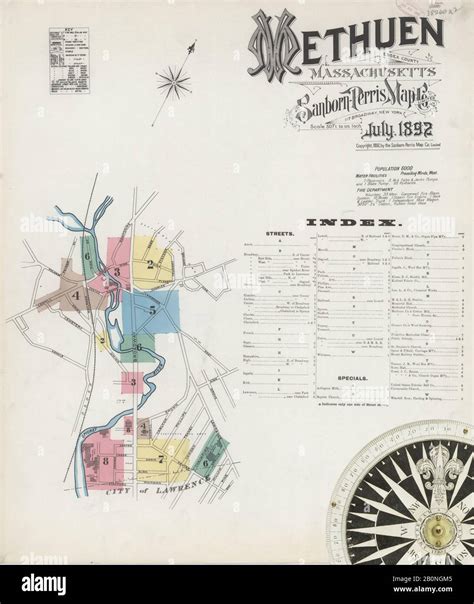 Map of methuen hi-res stock photography and images - Alamy