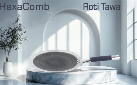 Buy Classic Steels Hexa Comb Roti Tawa 26cm - 2.5mm Thick | Non-Stick ...
