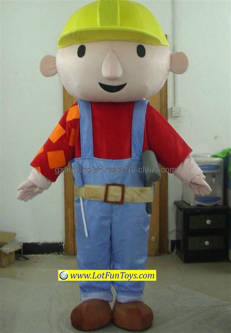 Bob The Builder Character Mascot Costume - China Mascot Costume y ...