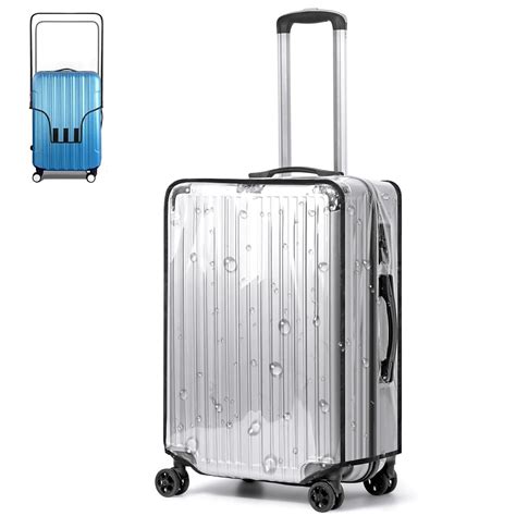 Buy ZIBUYU® Suitcase Covers for Trolley Suitcase Transparent PVC ...