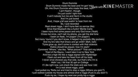 NBA Youngboy House arrest tingz lyrics - YouTube