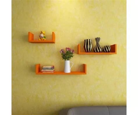 Buy Wooden Handicraft Wall Decor Designer Wall Shelf Online-Floating ...