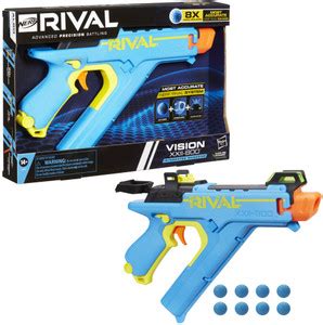 Nerf Rival Vision XXII-800 Blaster with 8 Rival Accu-Rounds Guns ...