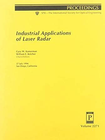 Buy Industrial Applications of Laser Radar (Proceedings of Spie) Book ...