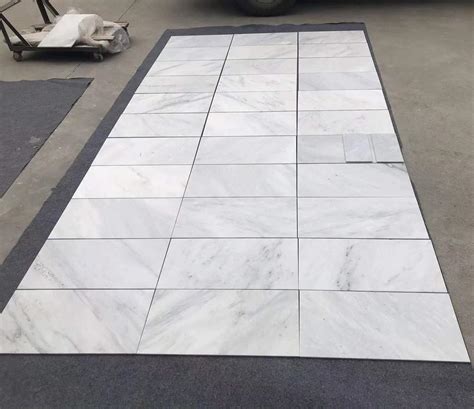 Asian Statuary Marble Honed Tiles - Oriental White Marble