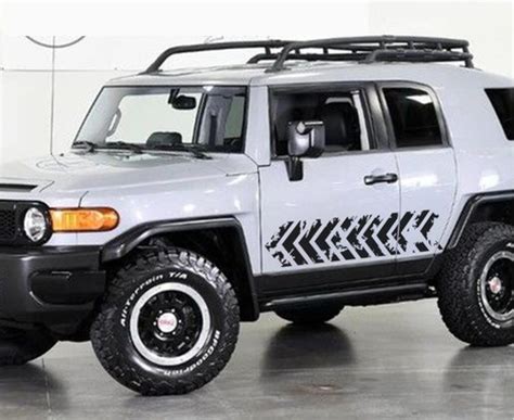 For TOYOTA FJ CRUISER Graphics Tyre Tracks Car India | Ubuy