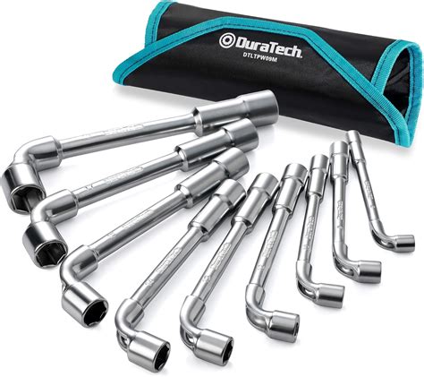 DURATECH L-Type Pipe Perforation Elbow Wrench Set, L India | Ubuy