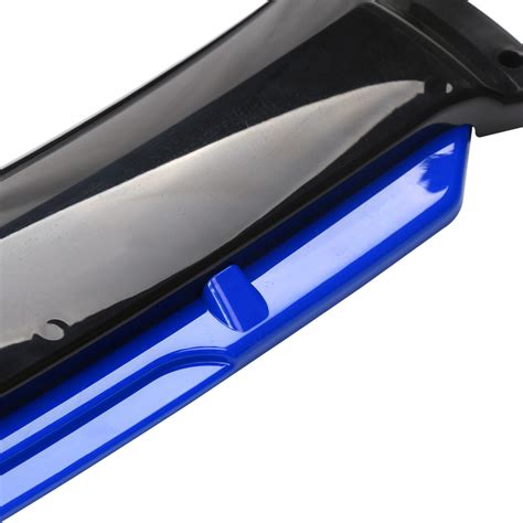 For Subaru WRX STI Gloss Black&Blue Front Bumper | Ubuy India
