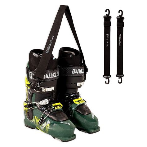StoreYourBoard Set of 2 Ski and Boot Carriers, Adjustable Shoulder ...