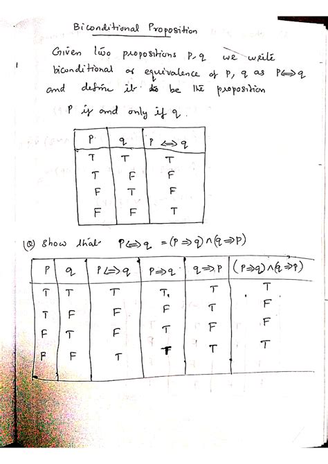Biconditional proposition - Mathematical Foundation - Bt tondibonad Pro ...